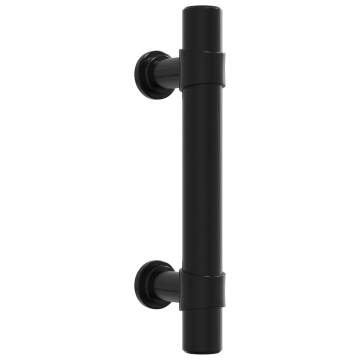 20 pcs Black Stainless Steel Cabinet Handles - Elegant & Durable