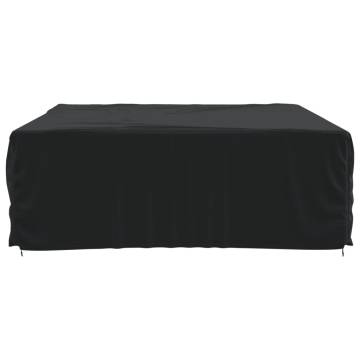 Garden Furniture Cover Black 350x260x90cm - All-Weather Protection