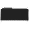 L-shaped Sofa Cover Black - Waterproof & UV-Resistant | Hipomarket