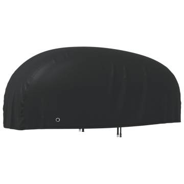 Durable Black Motorcycle Cover | 210D Oxford 295x110x140 cm