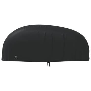 Durable Black Motorcycle Cover | 210D Oxford 295x110x140 cm