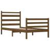 Solid Pine Bed Frame 90x200 cm - Honey Brown