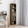 Honey Brown Book Cabinet & Room Divider - Solid Pinewood