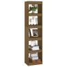 Honey Brown Book Cabinet & Room Divider - Solid Pinewood