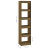 Honey Brown Book Cabinet & Room Divider - Solid Pinewood