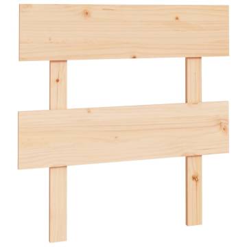 Stylish Solid Pine Bed Headboard - 93.5x3x81 cm