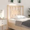 Headboard 106x4x100 cm Solid Wood Pine Colour natural Size 106 x 100 cm Quantity in Package 1 