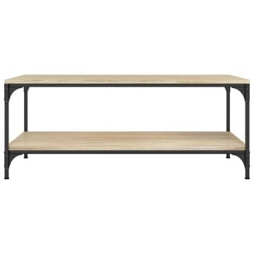 Stylish Sonoma Oak Coffee Table - 100x50x40 cm | Hipomarket