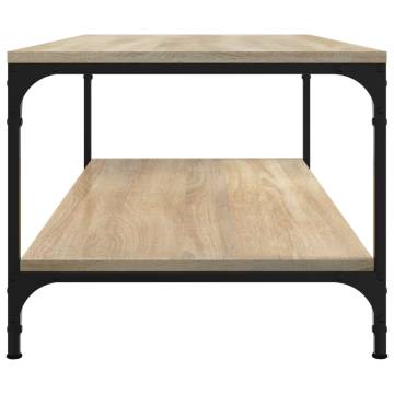 Stylish Sonoma Oak Coffee Table - 100x50x40 cm | Hipomarket