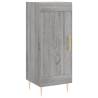 Elegant Highboard Grey Sonoma - 34.5x34x180 cm | Hipomarket