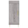 Elegant Highboard Grey Sonoma - 34.5x34x180 cm | Hipomarket