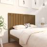 Bed Headboard Honey Brown 125.5x4x100 cm Solid Wood Pine Colour honey brown Size 125.5 x 100 cm Quantity in Package 1 