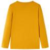 Kids' Long Sleeve T-shirt in Ochre - Size 104