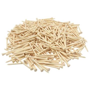 Golf Tees 1000 pcs 83 mm Bamboo - Durable & Reliable