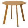 ProGarden End Table 50x45 cm Matte Mustard Yellow - Stylish Décor