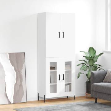 Elegant Highboard White - Stylish Storage Solution | HipoMarket