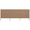 3-panel Wind Screen Fabric 400x160 cm Taupe Colour taupe Size 400 x 160 cm Quantity in Package 1 