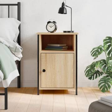 Sonoma Oak Bedside Cabinet - Stylish & Durable Storage