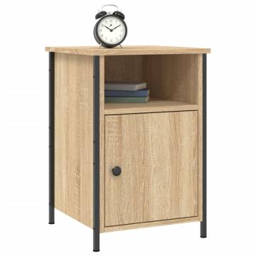 Sonoma Oak Bedside Cabinet - Stylish & Durable Storage