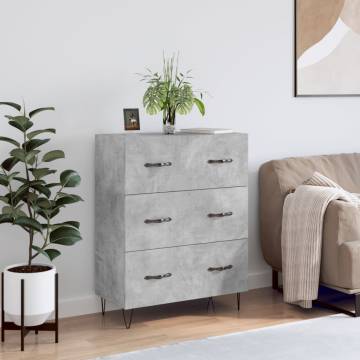 Concrete Grey Sideboard - Stylish & Sturdy | HIPO Market