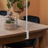 Esschert Design White Decorative Table Rod with Clamp