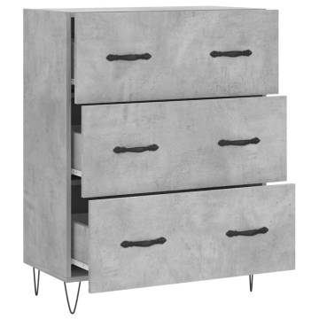 Concrete Grey Sideboard - Stylish & Sturdy | HIPO Market