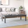 Coffee Table Grey 110x50x30 cm Solid Wood Pine Colour grey Size 110 x 50 x 30 cm Quantity in Package 1 