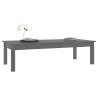 Elegant Grey Coffee Table - Solid Pine Wood, 110x50x30 cm