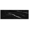 Black Marble & Glass Shelf - Stylish & Sturdy 100x36x168 cm