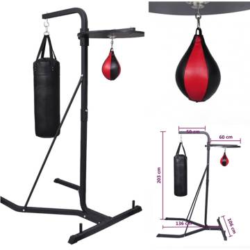 Box Stand 2 Way - Durable Punching Bag Holder & Speedball Plate