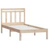 Solid Wood Pine Bed Frame 90x200 cm - Stylish & Durable