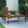 Garden Table Honey Brown 121x82.5x45 cm Solid Wood Pine Colour honey brown pine Size 121 x 82.5 x 45 cm Quantity in Package 1 