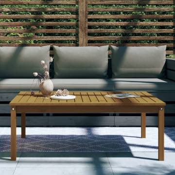 Garden Table Honey Brown - Solid Pine Wood | HipoMarket