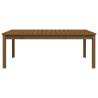 Garden Table Honey Brown - Solid Pine Wood | HipoMarket