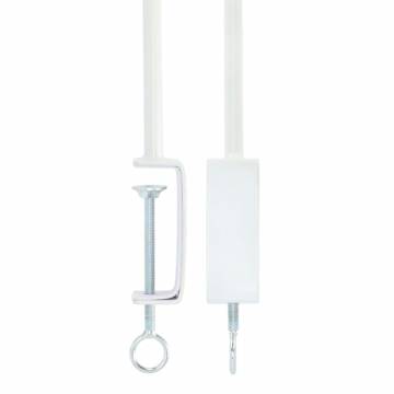 Esschert Design White Decorative Table Rod with Clamp