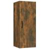 Hanging Wall Cabinet Smoked Oak - 34.5x34x90 cm