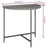 Garden Table Grey 80x50x75 cm Poly Rattan | Hipomarket UK