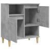 Stylish Concrete Grey Sideboard - 60x35x70 cm | HipoMarket UK