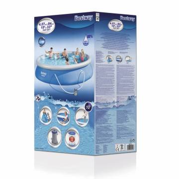 Bestway 457x84 cm Fast Set Swimming Pool Set - Summer Fun!