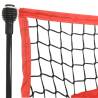 Portable Baseball Net Black and Red - 183x105x183 cm