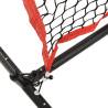 Portable Baseball Net Black and Red - 183x105x183 cm