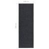 Dirt Trapper Carpet Runner 100x300 cm Anthracite - Hipomarket UK