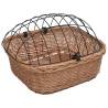 Bike Front Basket with Cover - Vintage Willow Design