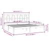 Black Solid Pine Bed Frame 200x200 cm | Hipomarket UK