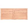 Light Brown Solid Wood Bathroom Countertop | 120x50 cm