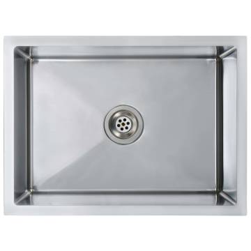 Handmade Stainless Steel Kitchen Sink - Modern Elegance