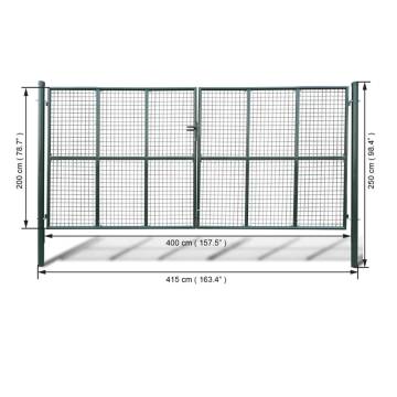 Durable Mesh Garden Gate - 415 x 250 cm / 400 x 200 cm