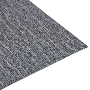 Self-Adhesive Flooring Planks - 5.11 m² PVC Grey