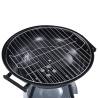 Portable XXL Charcoal Kettle BBQ Grill with Wheels - 44 cm