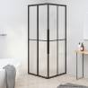 Shower Cabin Frosted ESG 70x70x180 cm Black Size 70 x 70 x 180 cm Model frosted 